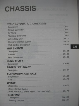 Lexus RX 330 инструкция по ремонту характеристики Lexus RX300 технические данные