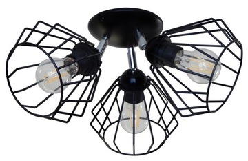 LAMPA PLAFON SPOT SUFITOWY S-3 LED DRUCIAK 3xE27
