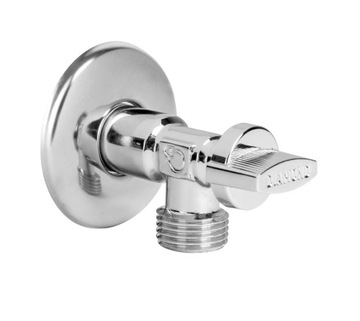 DIAMOND Угловой клапан 1/2 x 3/8, тяжелый, толстый