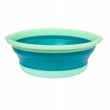 СКЛАДНАЯ СИЛИКОНОВАЯ КРУГЛАЯ ТУРИСТИЧЕСКАЯ МИСКА КОНТЕЙНЕР ДЛЯ ВОДЫ ДЛЯ СОБАК