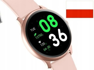 ZEGAREK DAMSKI SMARTWATCH +BOX +GRAWER SEN PULS SMS POLSKIE MENU