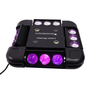 4-W-1 DMX512 SCENICZNE ŚWIATŁO LASEROWE RGB 120W
