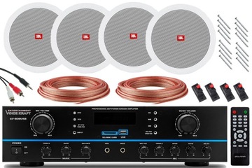 GŁOŚNIKI SUFITOWE JBL WZMACNIACZ BLUETOOTH PILOT