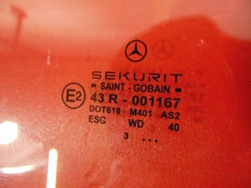 MERCEDES SPRINTER 1 I W901 W902 W903 SKLO (OKNO) DVEŘE LEVÝ PŘEDNÍ