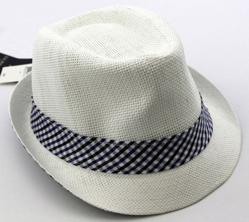 Kapelusz letni damski Czapka Fedora letnia U.S. Polo Assn. S/M 56/57cm