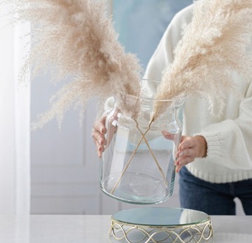 Wazon słój las w szkle szkło 19 cm x 19 cm