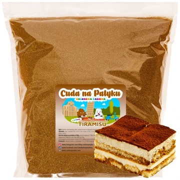 Kolorowy Cukier Do Waty Cukrowej do Maszyny Smakowy TIRAMISU 5 KG
