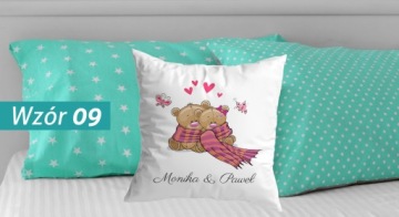 ПОДУШКА LOVE С ПРИНТОМ, ПОДАРОК ​​НА ДЕНЬ ВАЛЕНТИНА