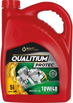 Olej silnikowy 10W40 5L Qualitium Protec
