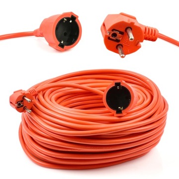 PRZEDŁUŻACZ ELEKTRYCZNY BUDOWLANY OGRODOWY 50m 3x1,5mm GRUBY