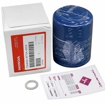 FILTR OLEJU HONDA + PODKŁADKA - MADE IN JAPAN | 15400-RTA-003 | 15400RTA003