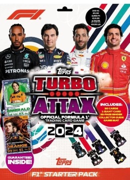 F1 Turbo Attax TCG Topps Zestaw Startowy z Kartami