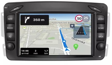 RADIO NAWIGACJA GPS ANDROID MERCEDES W203 W639 W209 CARPLAY WIFI USB MAPY