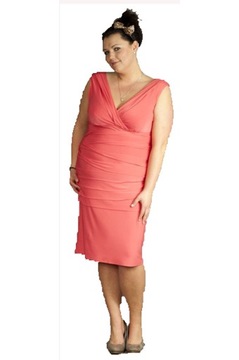 Sukienka koktajlowa plus size Alessandra 44-56