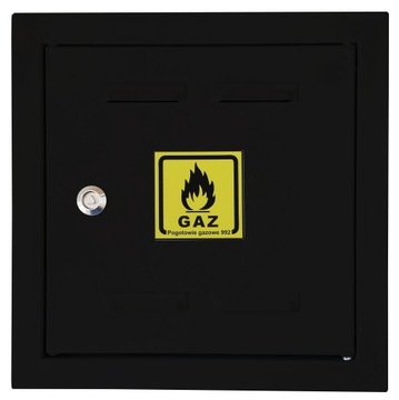 DRZWICZKI GAZOWE DRZWI REWIZYJNE 30x35 CZARNE