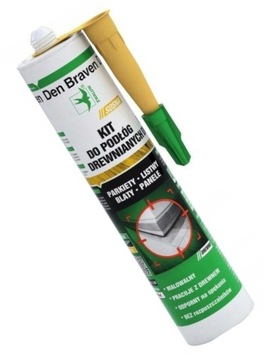 Den Braven Kit Do Parkietu Deski Paneli Podłóg Drewnianych SOSNA 280ml