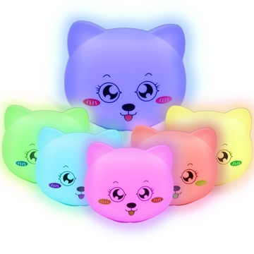 Силиконовый светодиодный ночник RGB KOTEK