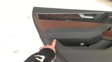 AUDI A8 4H ОБИВКА ДВЕРИ ЗАДНЕЙ ЛЕВОЙ, АЛЬКАНТАРА