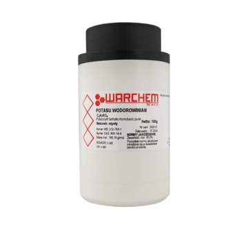 WODOROWINIAN POTASU - 100g WARCHEM [52644]