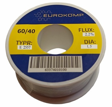 CYNA Z TOPNIKIEM SPOIWO LUTOWNICZE 100g 1,5mm