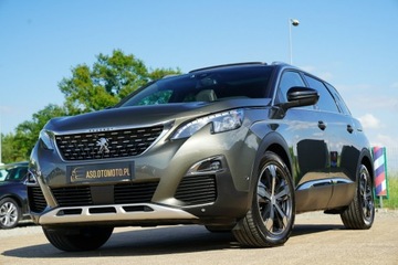 Peugeot 5008 II Crossover Facelifting 2.0 BlueHDi 177KM 2021 Peugeot 5008 GT kamera Skora adc Nawi PANORAMA bli