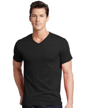 MĘSKI T shirt 100% BAWEŁNA podkoszulka Value V S