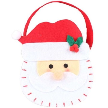 filcowy KOSZYCZEK świąteczny ŚWIĘTY MIKOŁAJ prezen