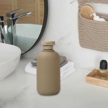Pojemniki do przechowywania kosmetyków do makijażu, puste, szare, 300 ml