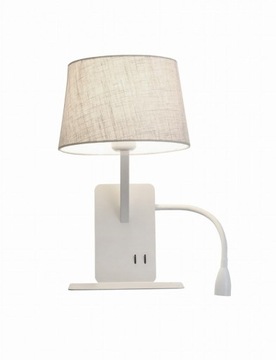 Light Prestige Dakota kinkiet z półka biały - prawy LP-2121/1W R WH