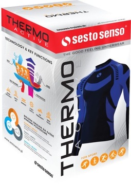 SESTO SENSO THERMO ACTIVE KOSZULKA MEN - SZARY, M