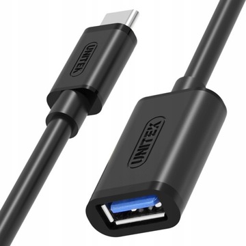 Кабель-адаптер Unitek USB Type-C — USB AF, 0,15 м