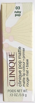 Clinique pop matte 03 Ruby Pop новая матовая помада-помада