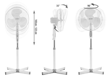 НАПОЛЬНЫЙ ВЕНТИЛЯТОР, НАСТОЛЬНЫЙ ВЕНТИЛЯТОР, ТИХИЙ, МОЩНЫЙ