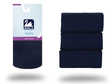 Soft Cotton Wola rajstopy, navy B82, 152-158