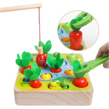 ZABAWKI MONTESSORI, DREWNIANE ZABAWKI ROZWIJAJĄCE ZDOLNOŚCI MOTORYCZNE