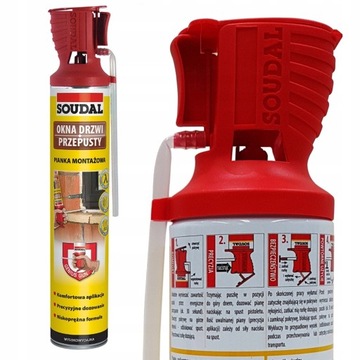 KARTON 12 Soudal GENIUS Piana z aplikatorem 770 ml