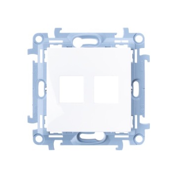 Компьютерная интернет-розетка Simon 10, одинарная RJ45 Cat.5e, белая