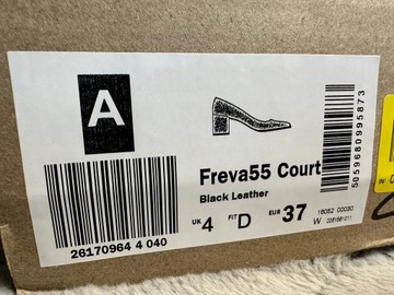 Czółenka damskie skórzane Clarks Freva55 Court 37