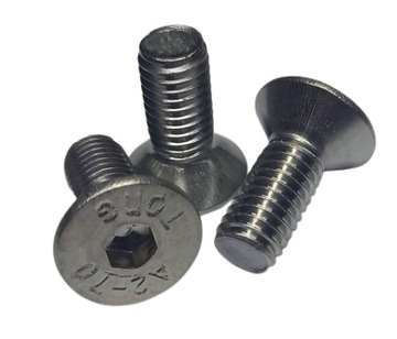 Śruba M4x25 STOŻKOWA NIERDZEWNA DIN7991 IMBUS 50s