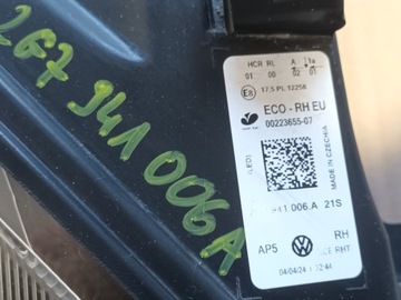 SVĚTLO PŘEDNÍ PRAVÁ VW TAIGO 2G7 ORIG. EU FULL LED