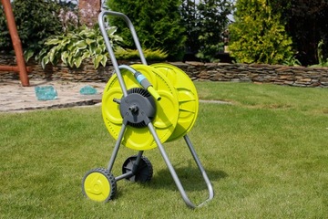 НАБОР САДОВЫХ ШЛАНГОВ SUNFLEX 1/2, 50 м, БАРАБАННАЯ НАМОТКА, ПИСТОЛЕТ, СПРИНКЕР