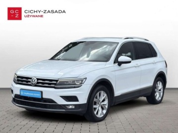 Volkswagen Tiguan II SUV 2.0 TDI 150KM 2018 Volkswagen Tiguan Highline 4motion Kamera 360 Kessy LED TOP Faktura Vat23