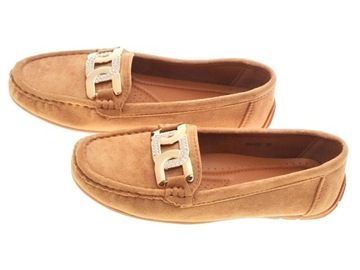 ЖЕНСКИЕ ЗАМШЕВЫЕ лоферы Camel, размер 37