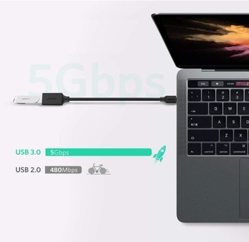 АДАПТЕР UGREEN АДАПТЕР USB 3.0 «МАМА» НА USB-C 3.0 «МАМА» 5 ГБ/С 15 СМ