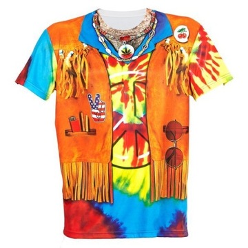 ФУТБОЛКА ХИППИ ХИППИ 70'S PEACE HIPISI m/l