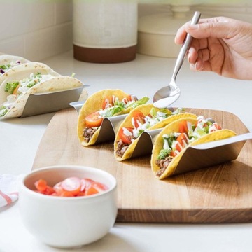 СТАЛЬНАЯ РУЧКА ДЛЯ ЗАКУСОК ДЛЯ ТАКОС, 6 ШТ.