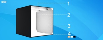 NEWELL M40 II БЕСТЕНЕВАЯ ТЕНТА 44x44 LED 5500K