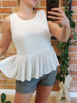 Gina Tricot bluzka koszulka koszula plisowana r 40