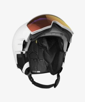 Лыжный шлем Salomon Driver Prime Sigma Photo Mips белый 2024 — S 53-56