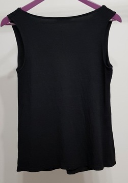 Czarna bluzka drapowana Orsay r. L